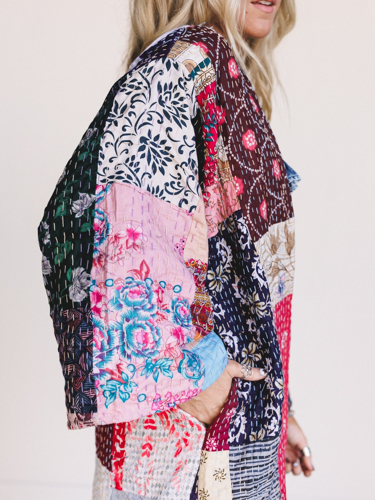 One-Of-A-Kind Stargazer Quilted Kimono - Preorder