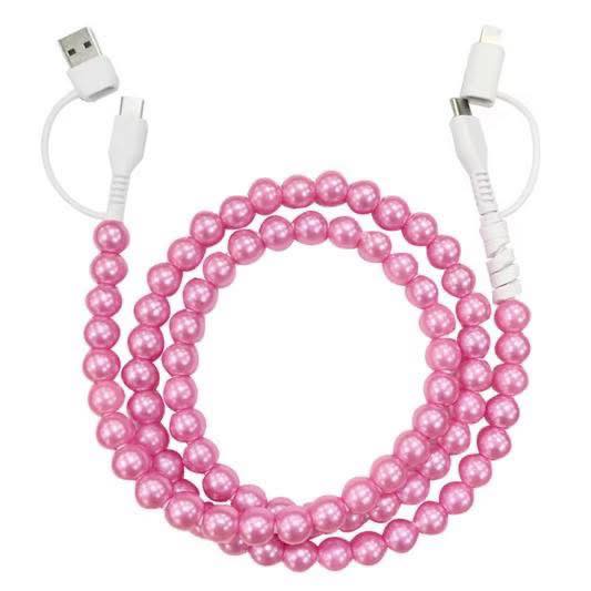 Beaded Charger Cord (Multiple Colors)