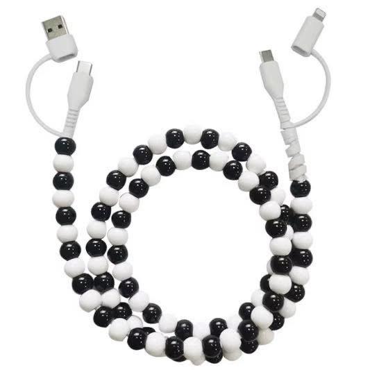 Beaded Charger Cord (Multiple Colors)