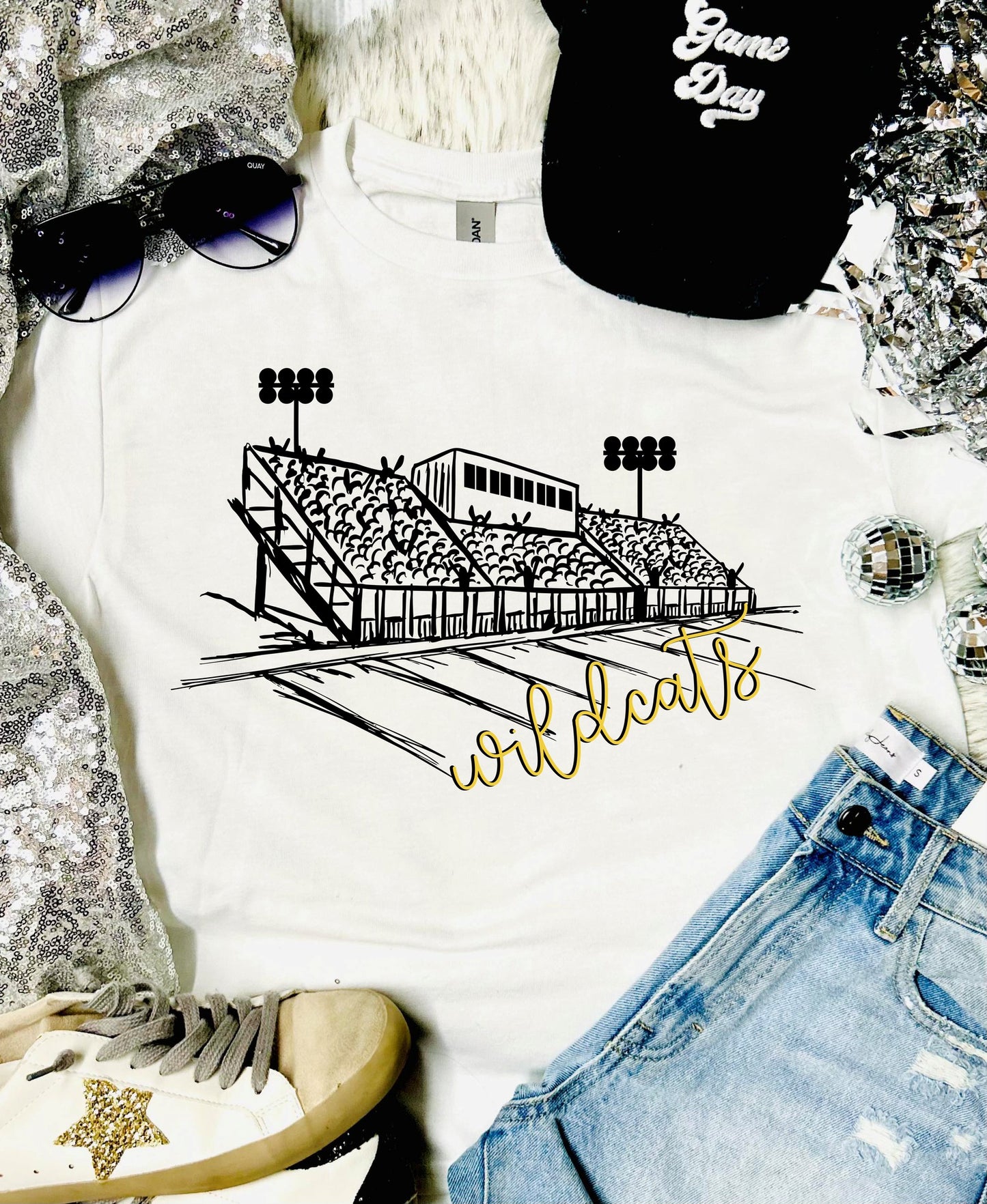 Stadium Mascot Tee (Any School)