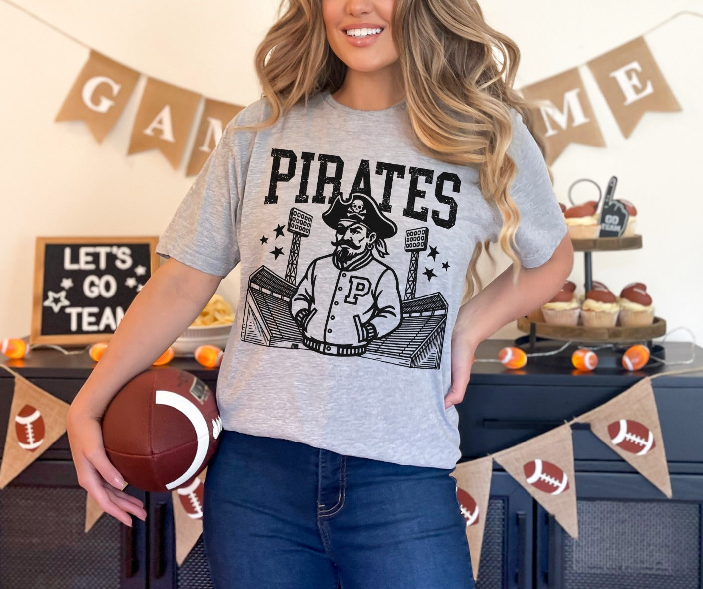 Letterman Jacket Mascot Tee (Multiple Mascots)