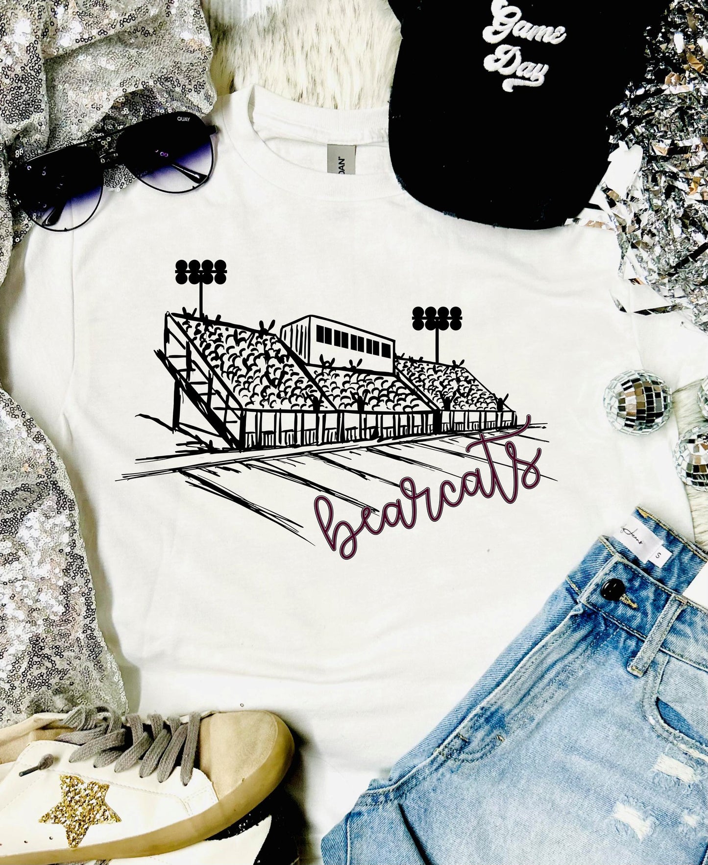 Stadium Mascot Tee (Any School)