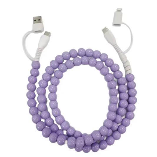 Beaded Charger Cord (Multiple Colors)