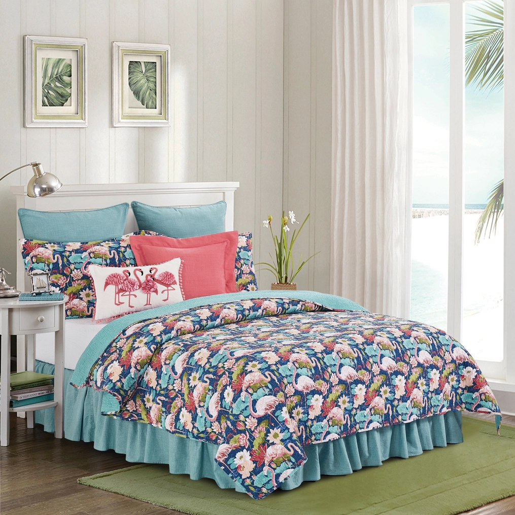 Blush & Bloom Flamingo Pillow - 3