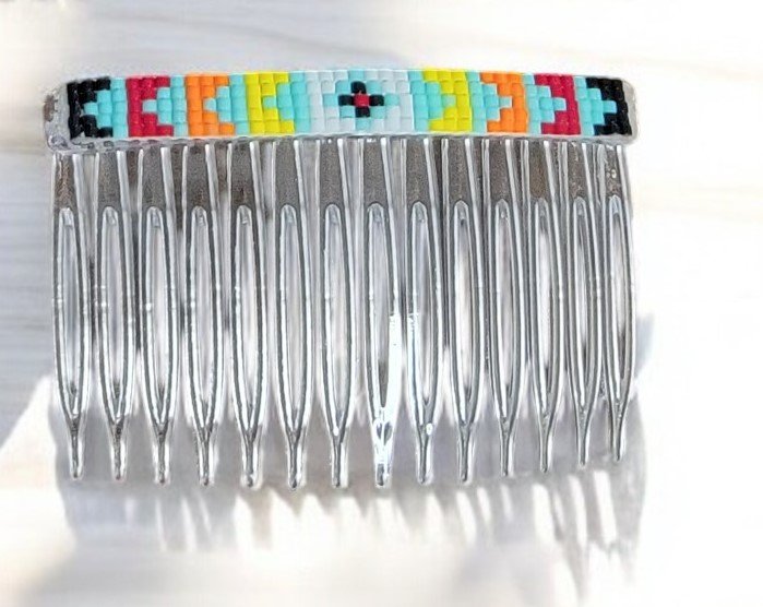 Beaded Hair Comb - 1