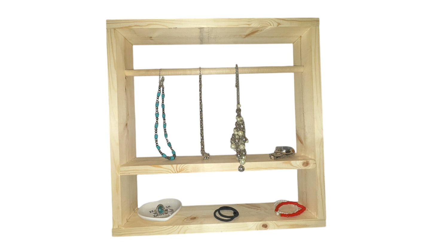 Wooden Jewlery Holder - 3
