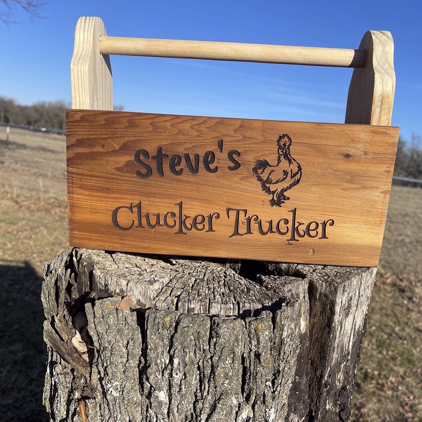 The Clucker Trucker: A Fun Handmade Wooden Egg Caddy