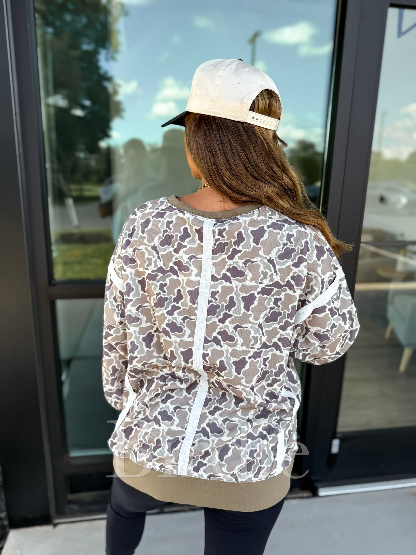 Double Front Slit Pullover - Duck Camo - Birdie (Pre-Order)
