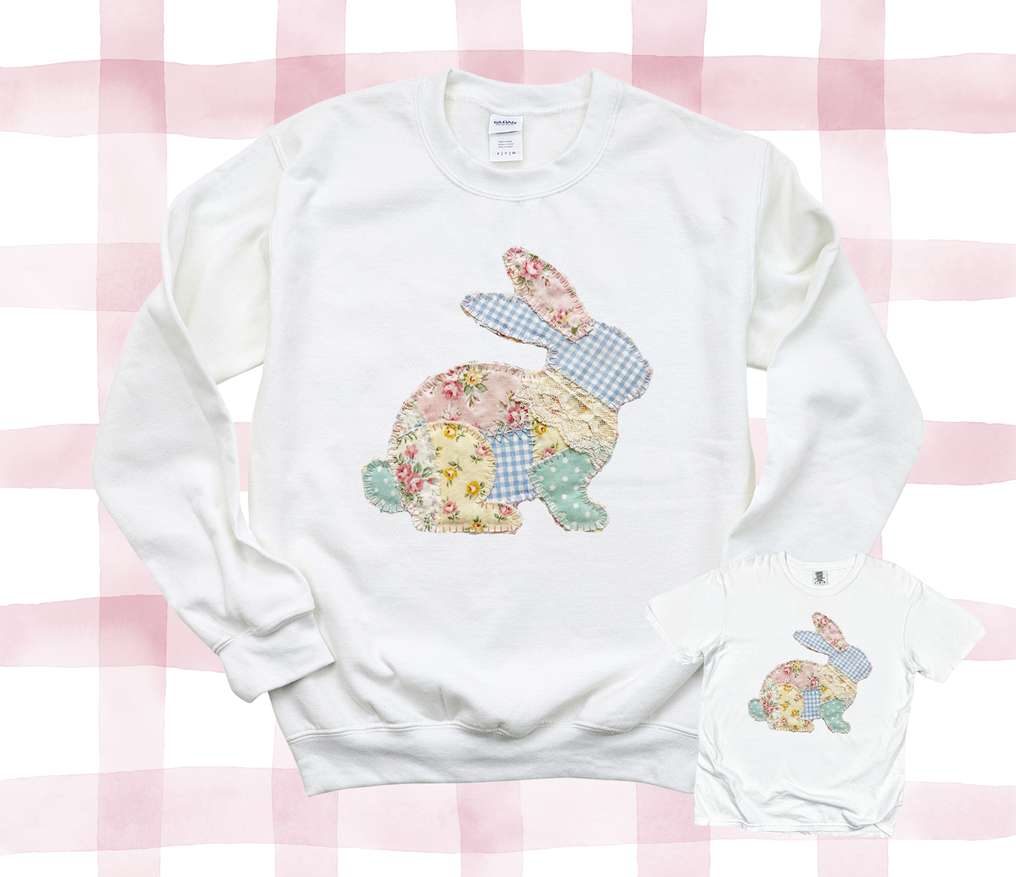 Bunny Patchwork (Tee or Sweatshirt)
