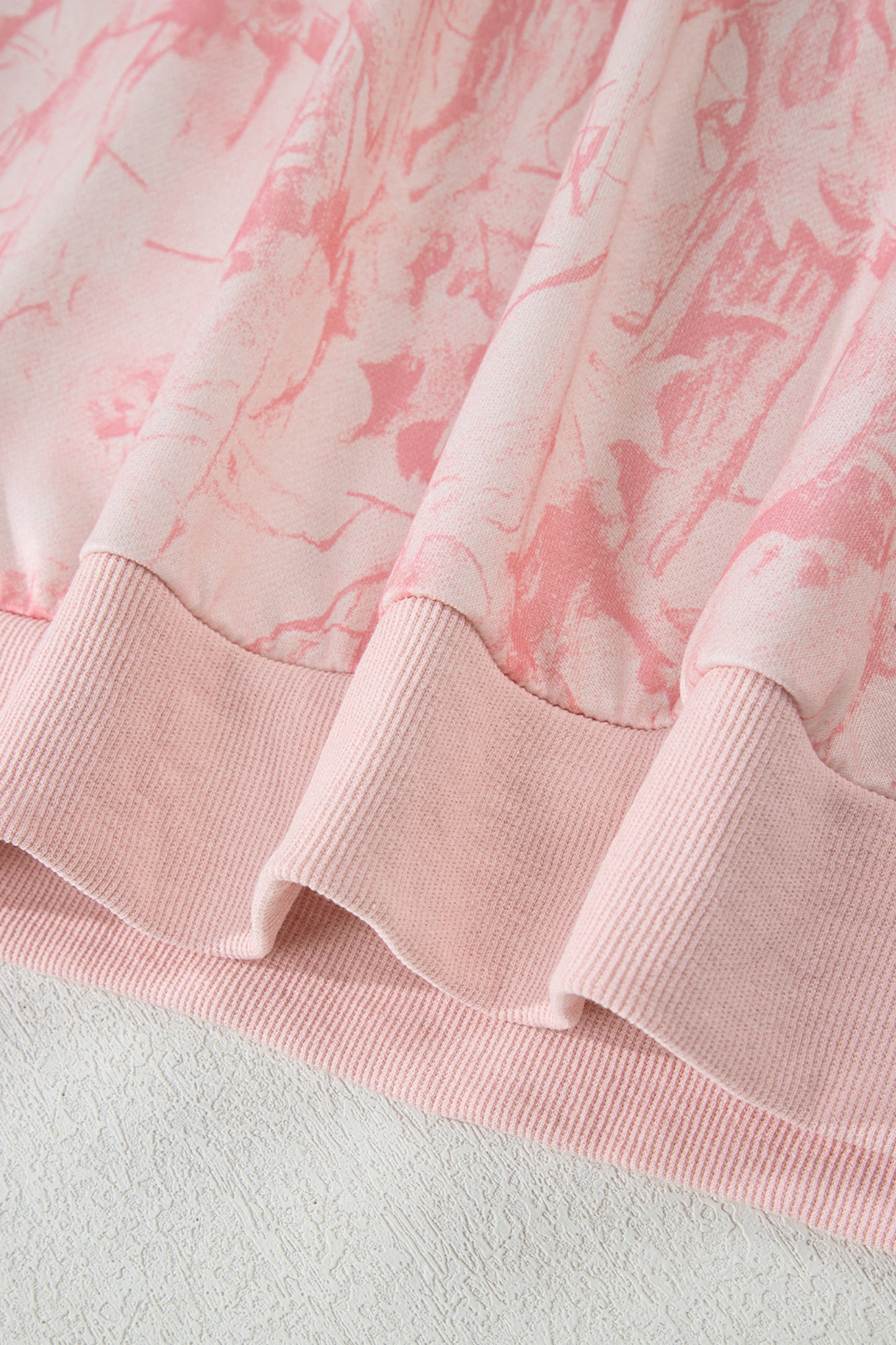 Pink Camo Mock Neck Sweatshirt