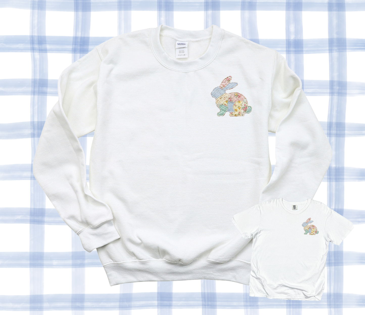 Bunny Patchwork (Tee or Sweatshirt)