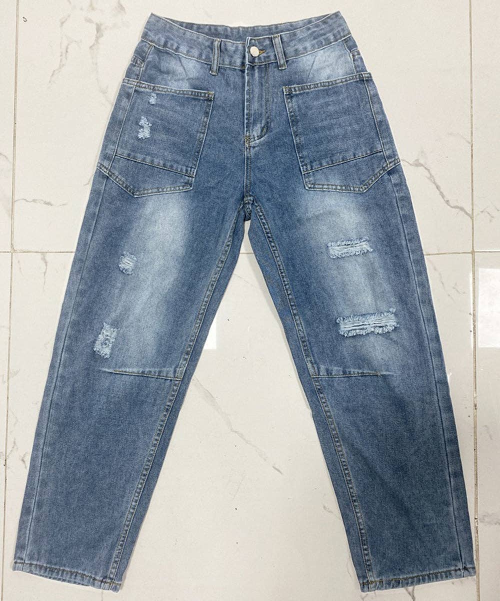 The Sutton Soft Barrel Jeans