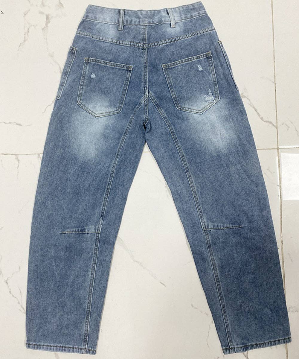The Sutton Soft Barrel Jeans