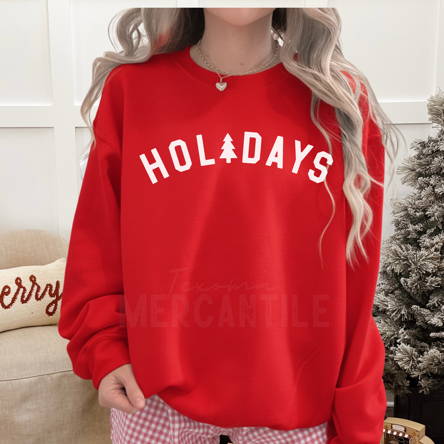 Holiday 🎄 Sweatshirt (Any Color Combo)