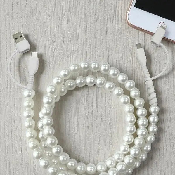 Beaded Charger Cord (Multiple Colors)