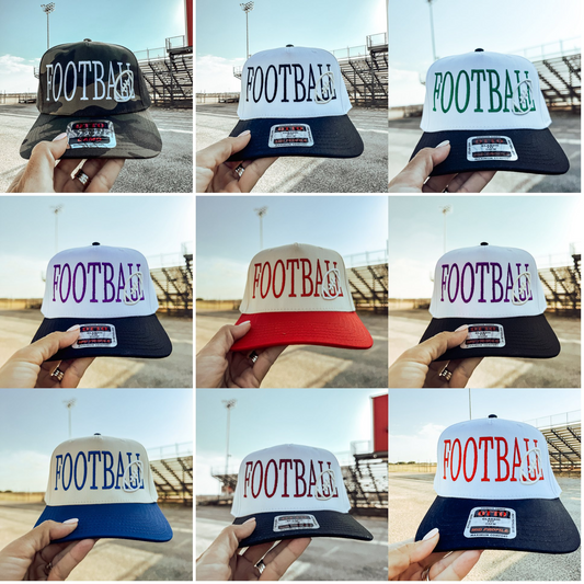 Football Puff Trucker Hat (Pre-Order)