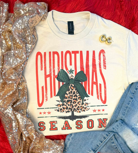 Christmas Season Leopard (Under $20 Tee)