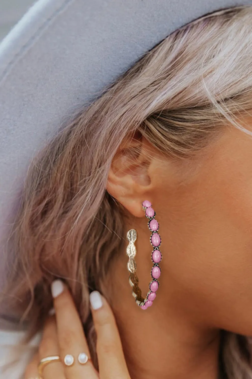 Free Spirit Hoop Earrings (4 Colors)