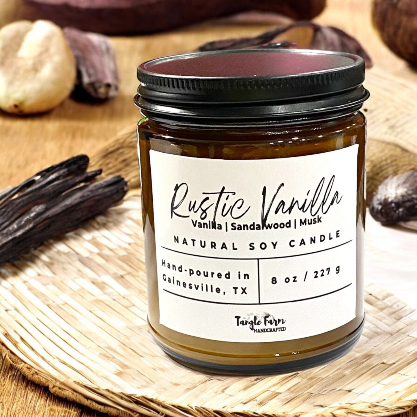Rustic Vanilla Soy Candle - 2