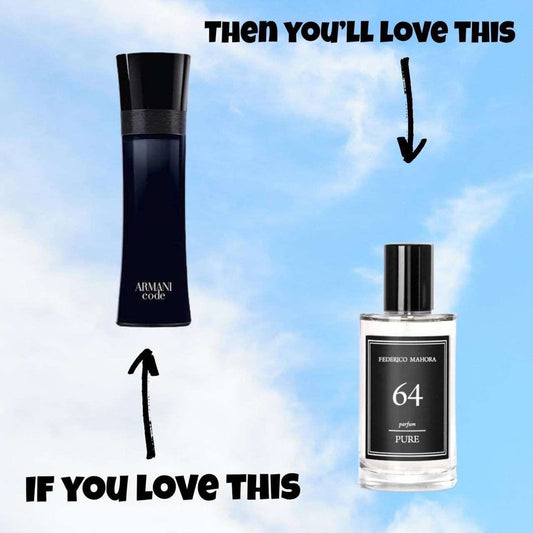 Mens Pure FM 64, inspired by Giorgio Armani Black Code - 1