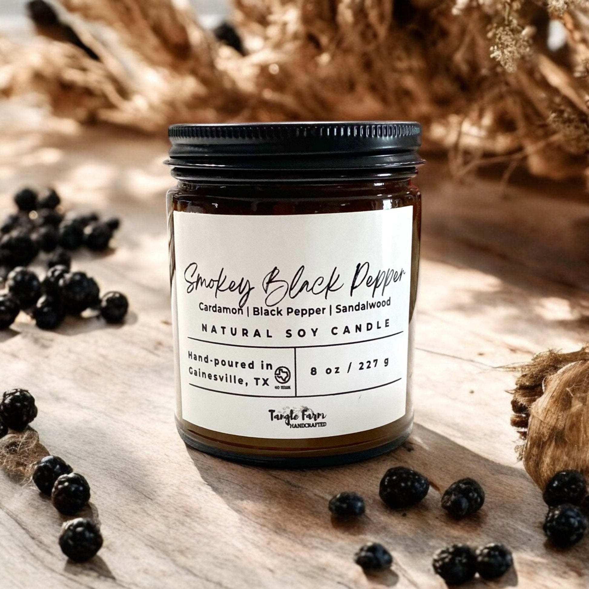 Smokey Black Pepper Soy Candle - 2