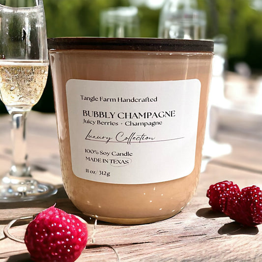 Bubbly Champagne Soy Candle - 1