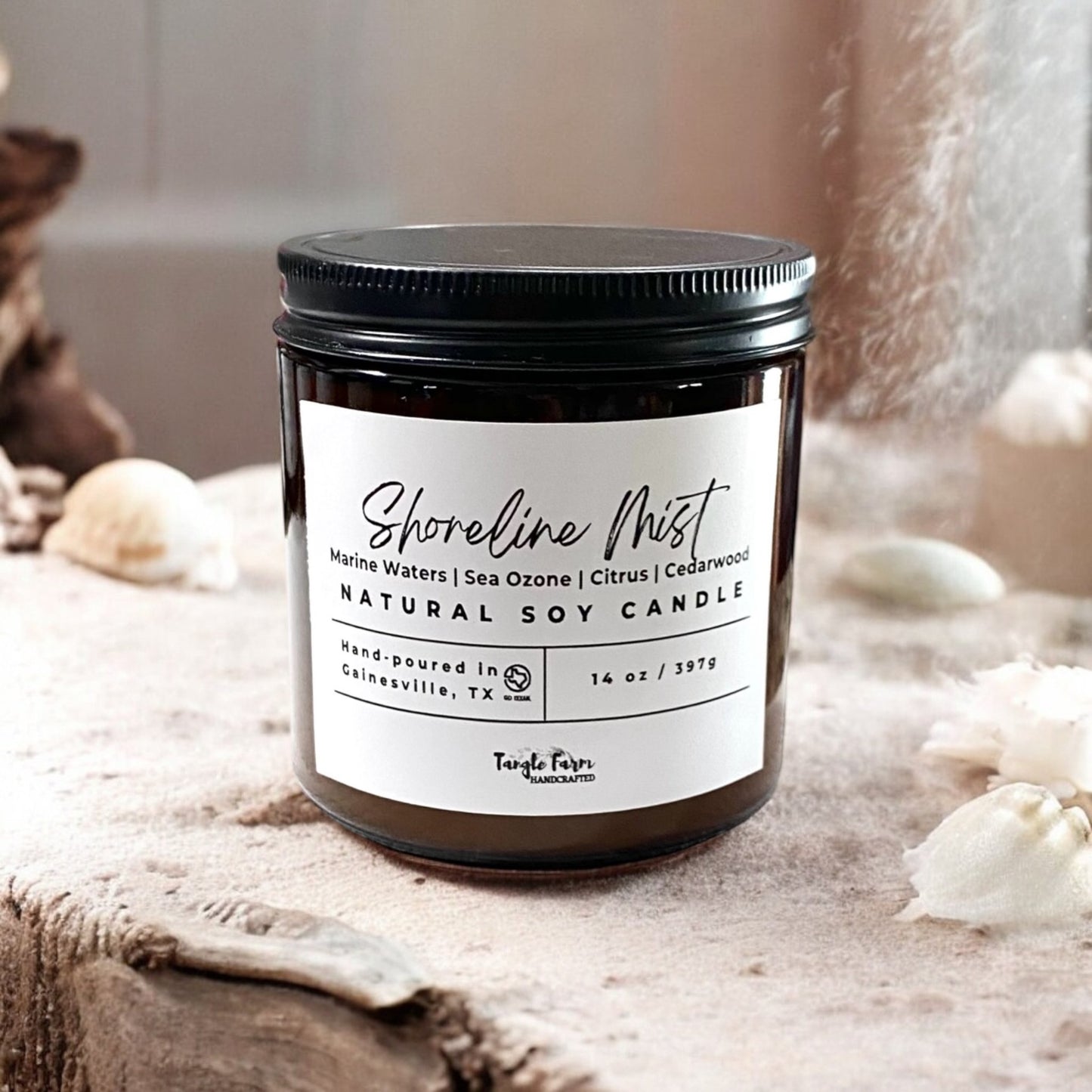 Shoreline Mist Soy Candle - 1