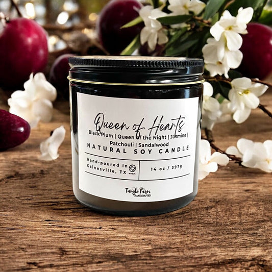 Queen of Hearts Soy Candle - 1