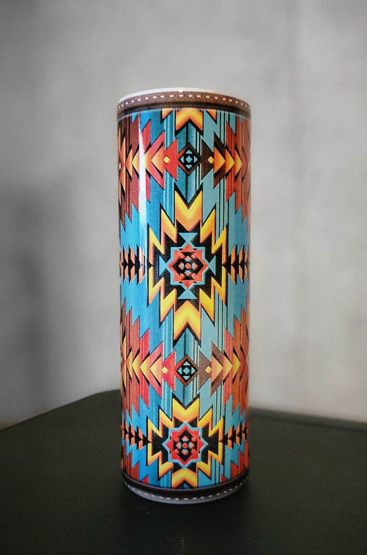 Geometric Pattern Tumbler - 1