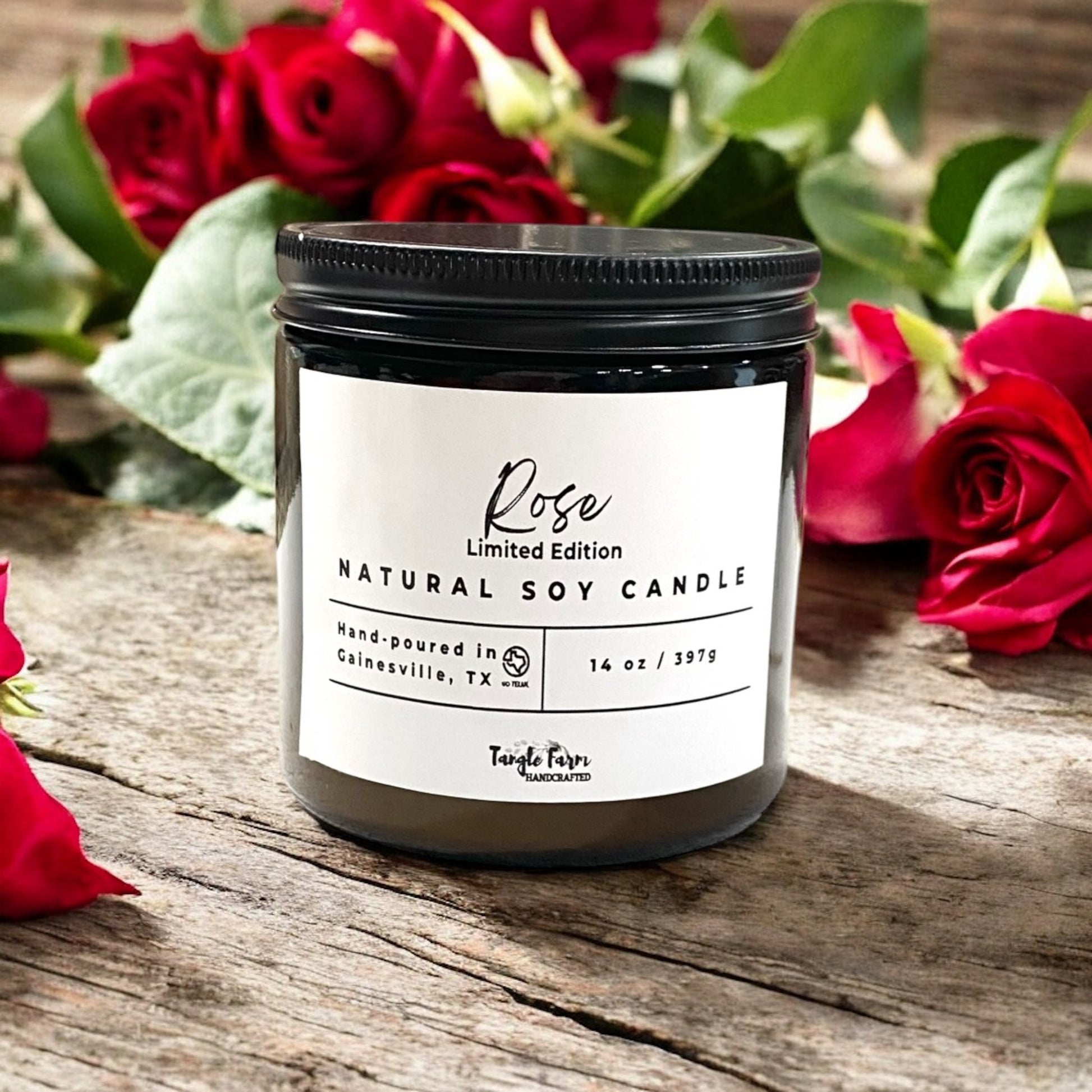 Rose Soy Candle - 1