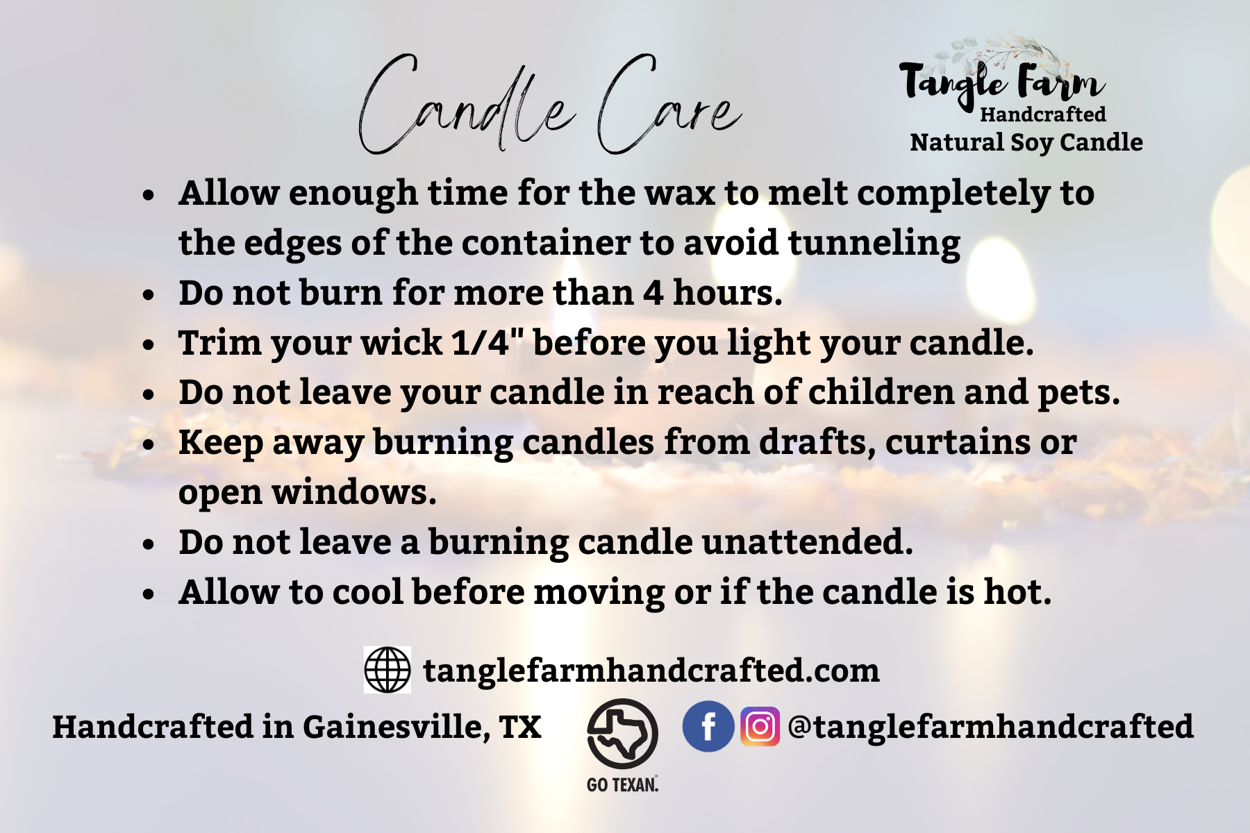 Rose Soy Candle - 3
