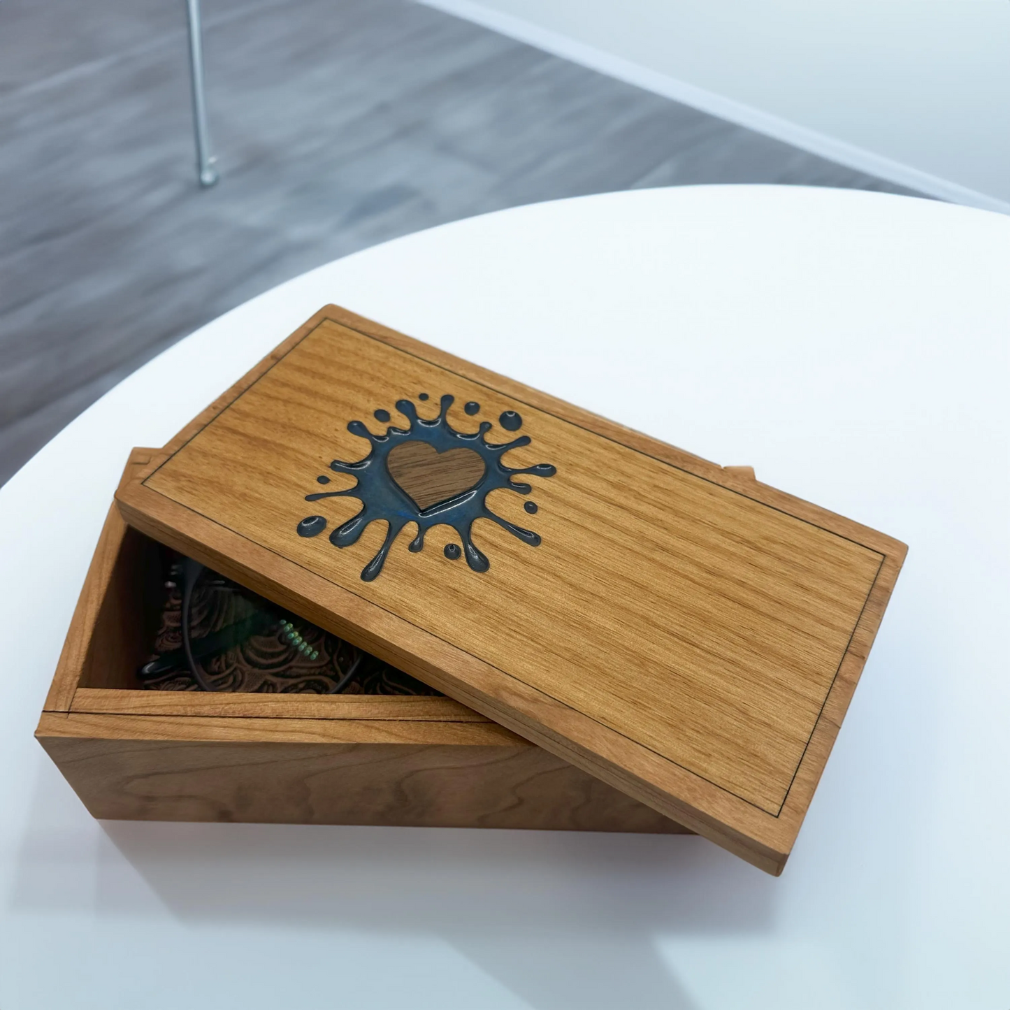 Hardwood Keepsake Box - 1