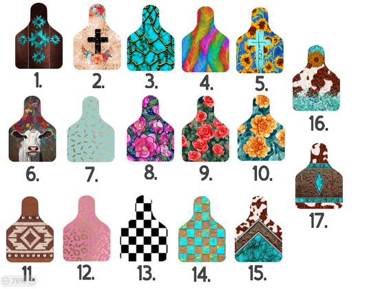 Cow Tag Cardstock Freshies