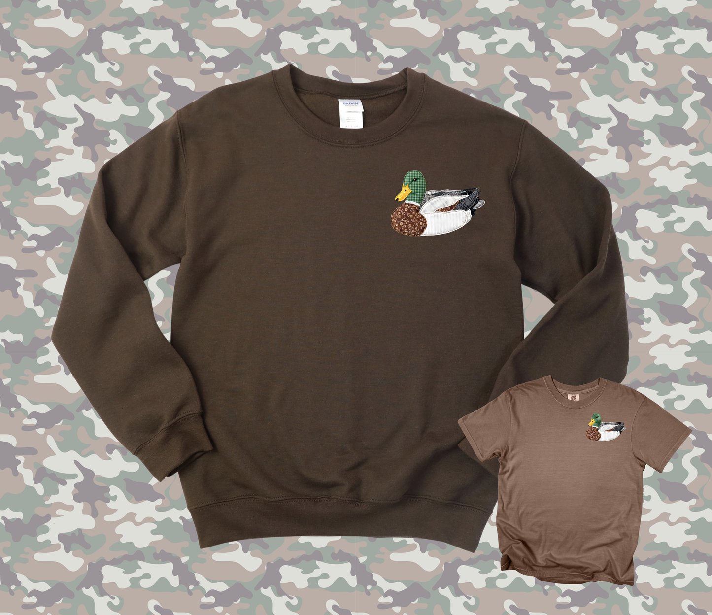Duck Patchwork (Tee or Sweatshirt)