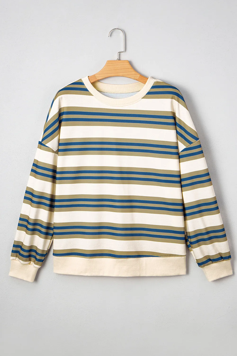 Khaki Line Crew Pullover