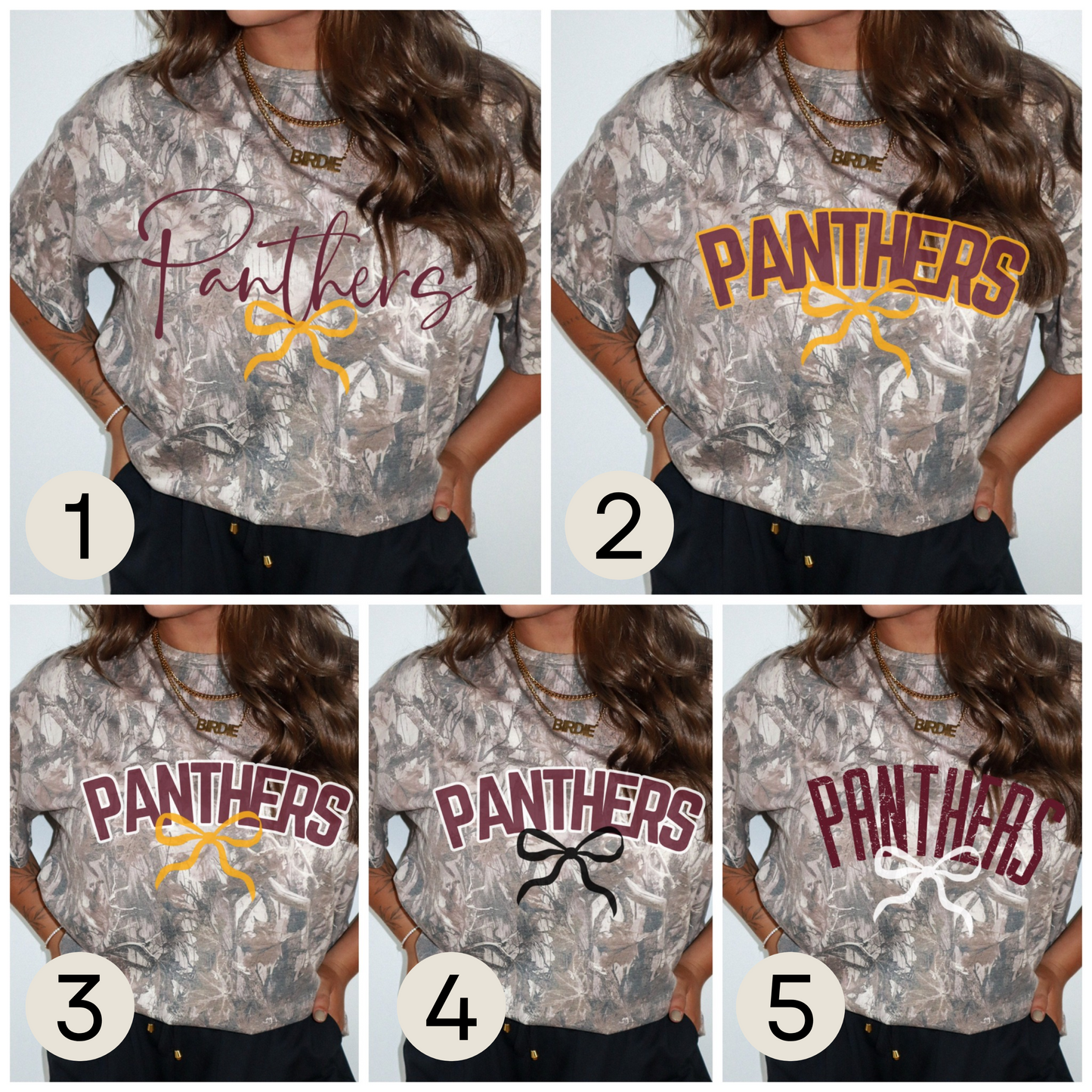 Game Day Camo Oversized Tee