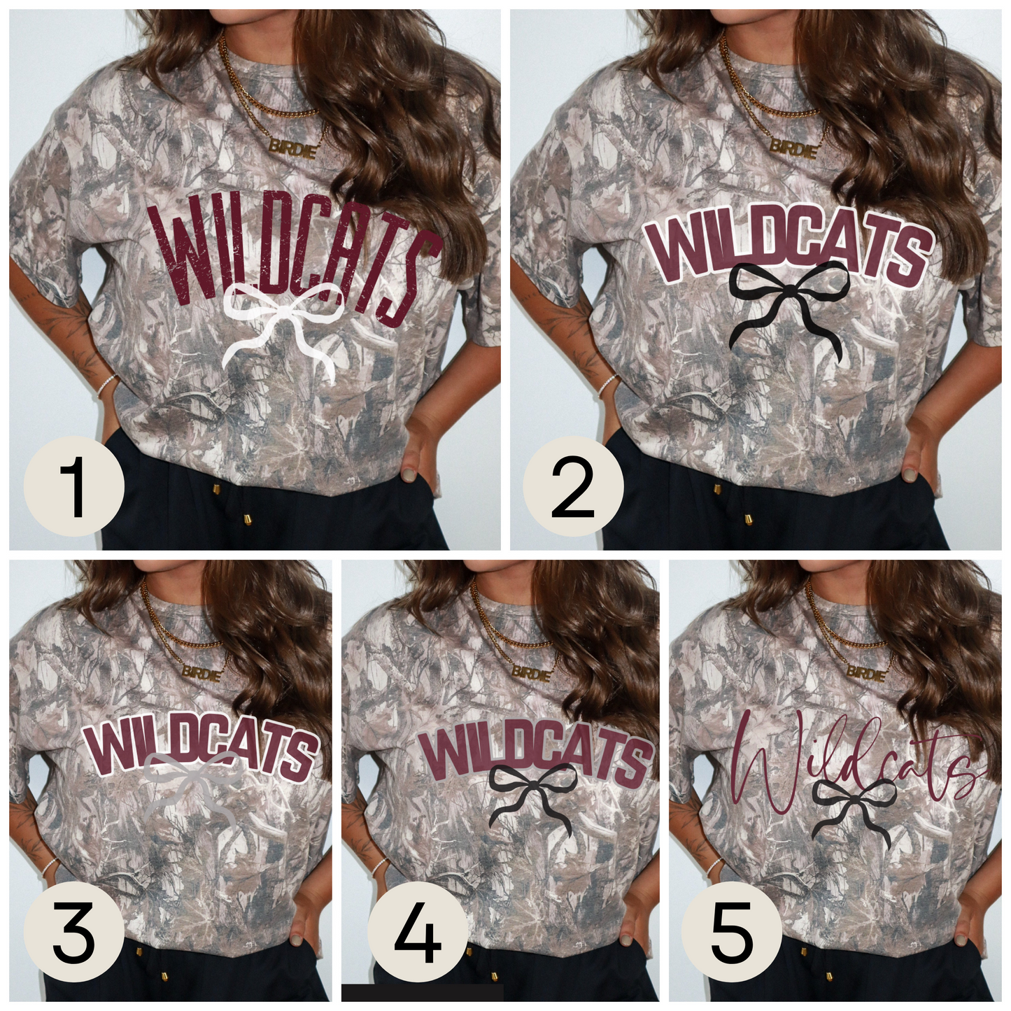 Game Day Camo Oversized Tee