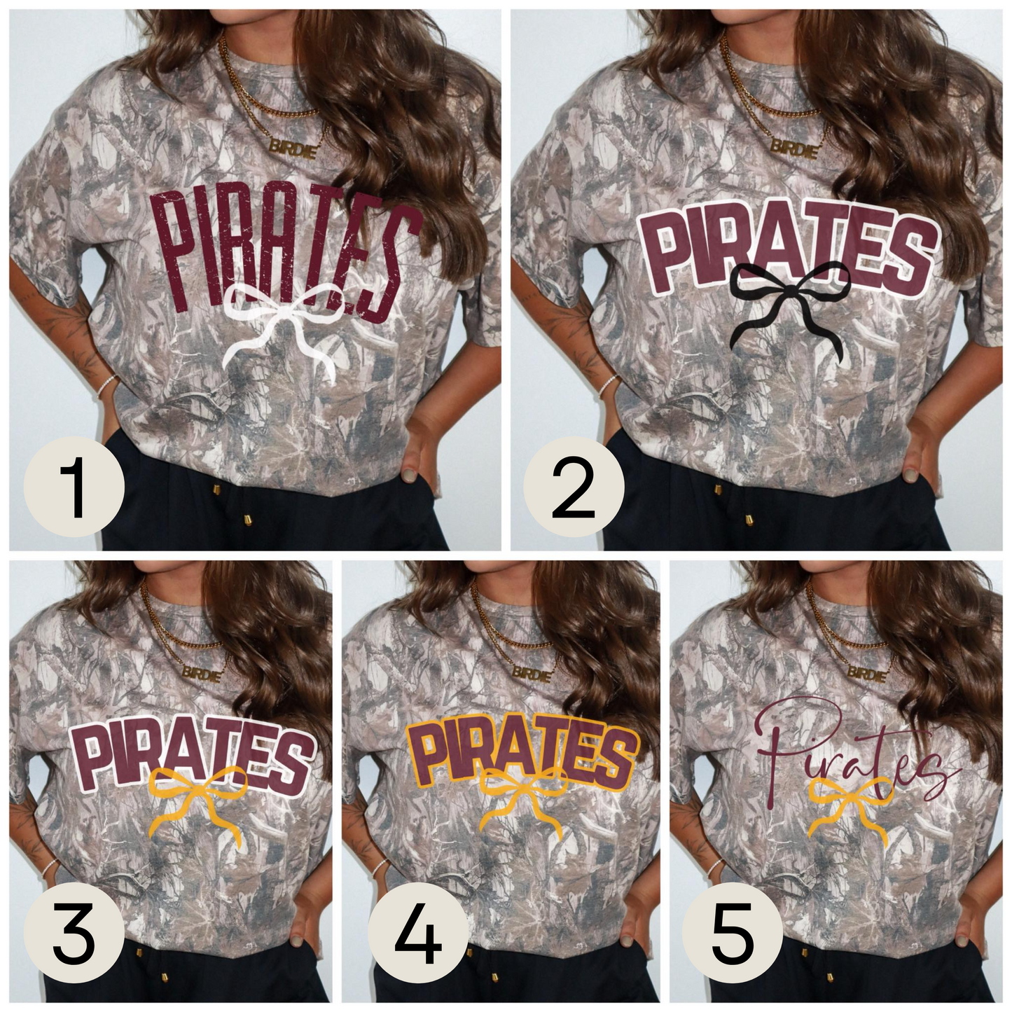 Game Day Camo Oversized Tee