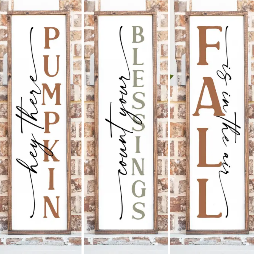 Fall Porch Sign (Multiple Styles)