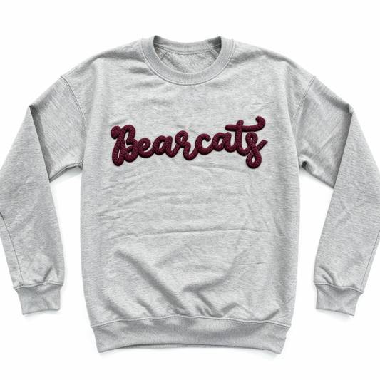Yarn Puff Embroidered Sweatshirt (Custom)