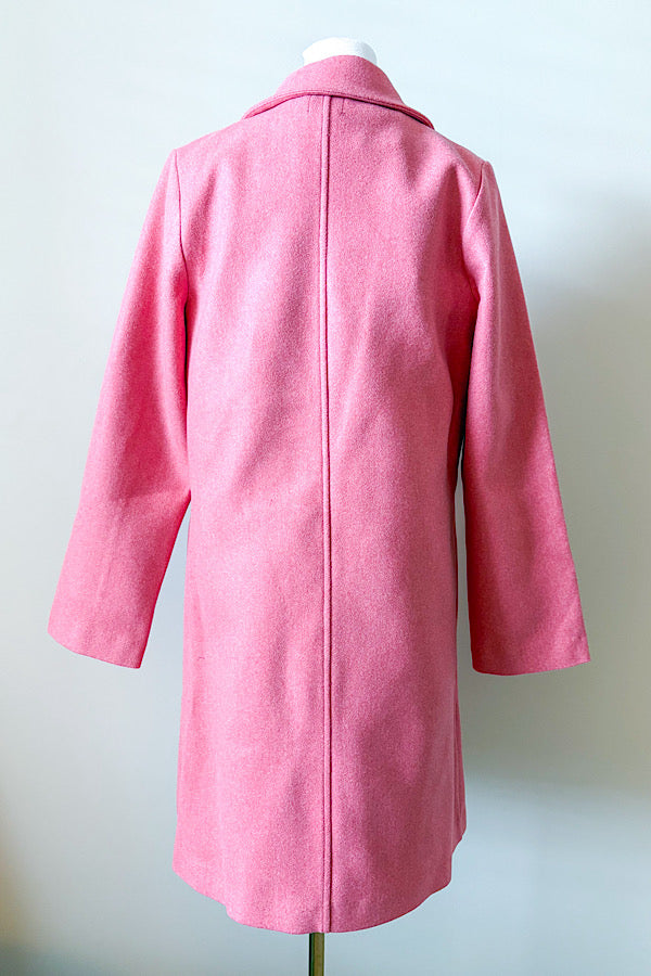 Juliette Pink Mid-Length Coat (Pre-Order)