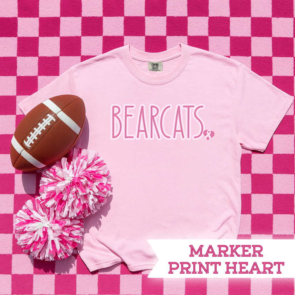 Pink Out Tee (Bearcats) - Multiple Designs