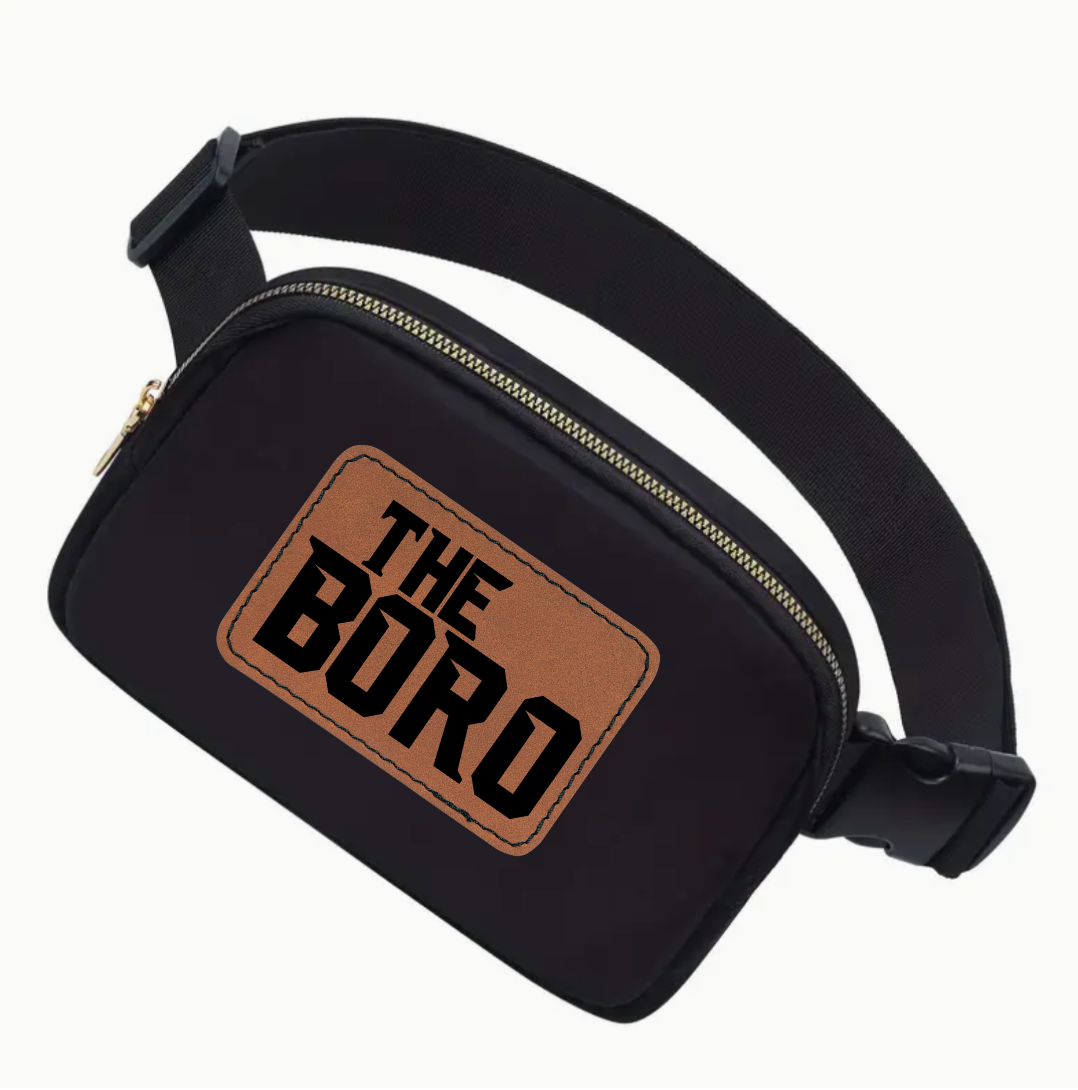 Leather Patch Belt Bag (Any School)