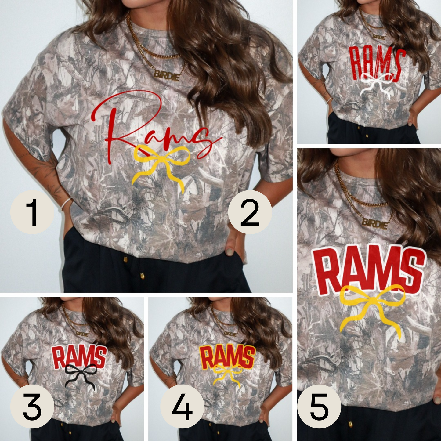 Game Day Camo Oversized Tee