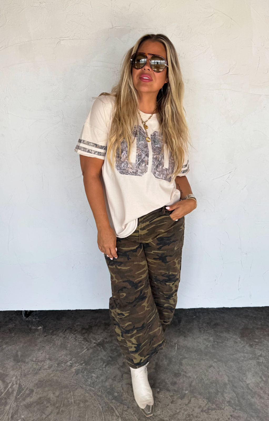 Camo Barrel Jeans (Pre-Order)