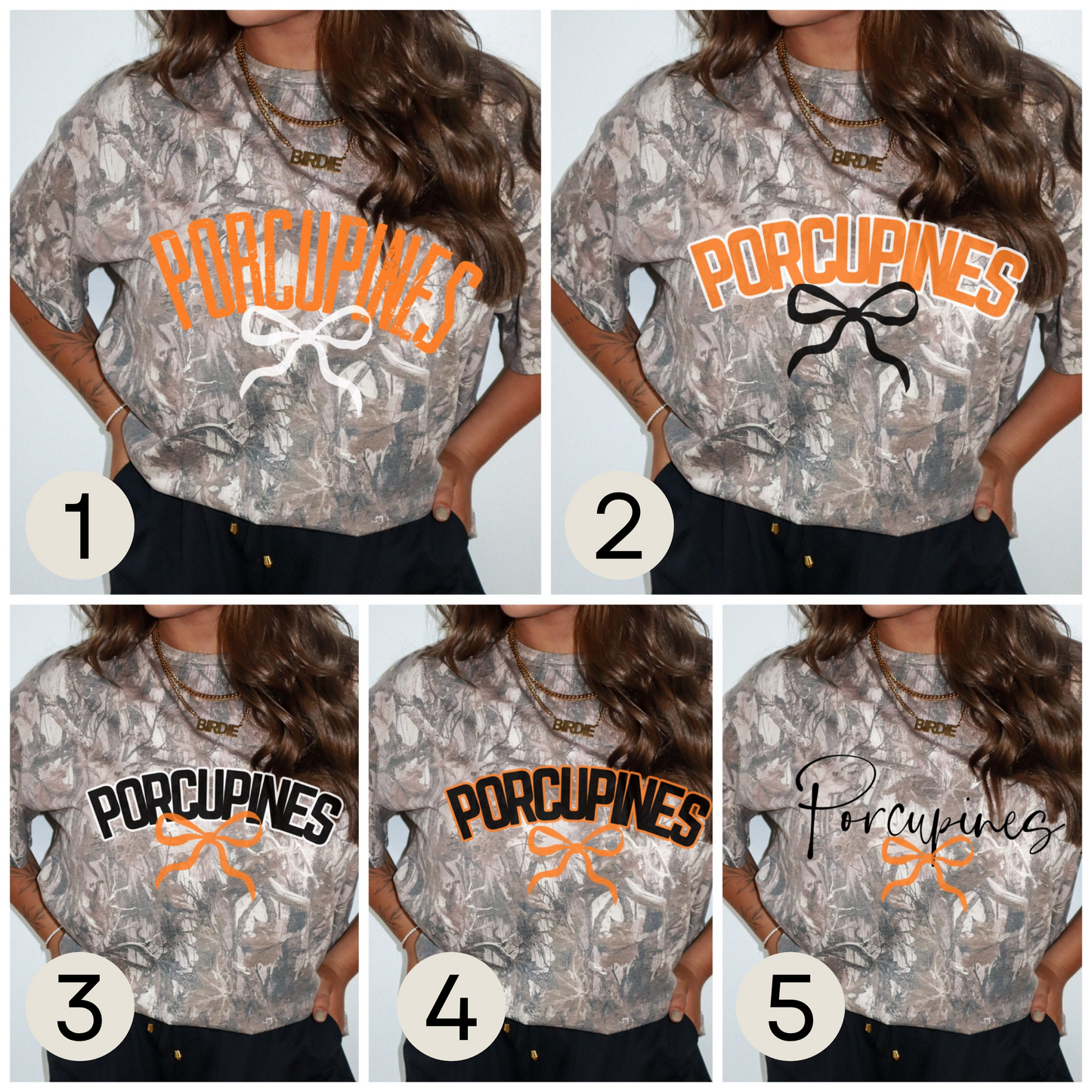 Game Day Camo Oversized Tee