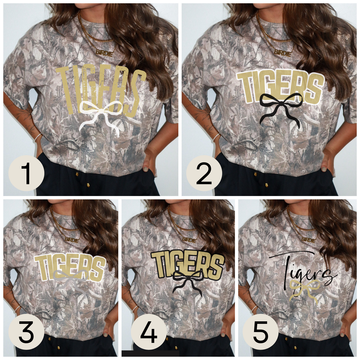 Game Day Camo Oversized Tee