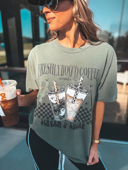 Freshly Boo'D Coffee Graphic Tee